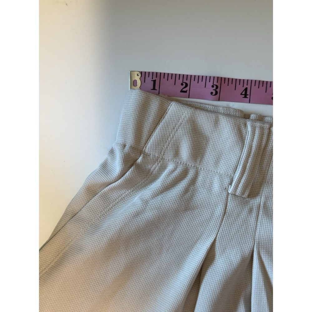 Halara Wide Leg Waffle Work Trousers High Waist Dress Work Pants XXL Cream 1X - Picture 10 of 16